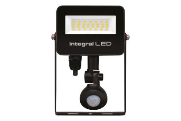 Integral LED Super Slim 2 – projecteur avec détecteur de mouvement – 12,9 x 3,9 x 17,2 cm – 20W LED inclus – IP67 – noir