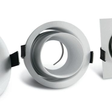 ONE Light Dark Light Tube Range - spot encastré - Ø 83 mm, Ø 76 mm encastrable - blanc