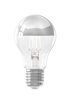 Calex Lampe diamant à filament LED - Ø 6 x 10 cm - E27 - 4W - dimmable - 2700K - transparent avec réflecteur