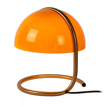 Lucide Cato - lampe à poser - Ø 23,5 x 25 cm - orange
