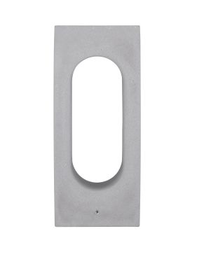 Nova Luce Stage - lampe de jardin - 15 x 35 x 15 cm - 6W LED inclus - IP65 - gris
