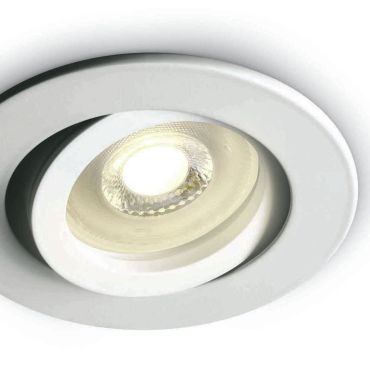 ONE Light Round Clip In Range - spot encastré - Ø 84 mm, Ø 72 mm à encastrer - blanc