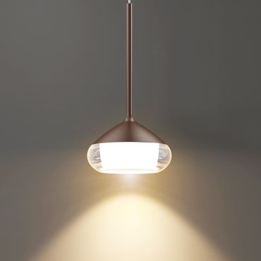 Artdelight Phoenix - lampe suspendue - Ø 11,6 x 208,2 cm - 7W dimmable led inclus - bronze brossé