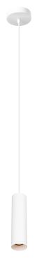 Artdelight Milano - lampe suspendue - Ø 6,6 x 175 cm - blanc