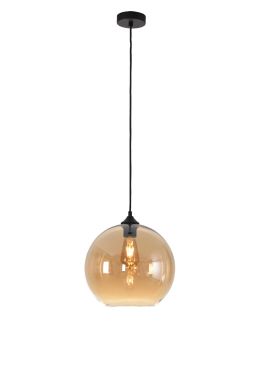 Artdelight Marino - lampe suspendue - Ø 30 x 186 cm - ambre