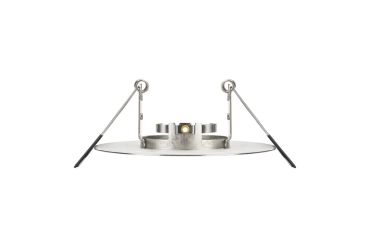 Integral LED Vienna - spot encastré - Ø 110 mm, Ø 70-100 mm encastré - IP65 - nickel satiné