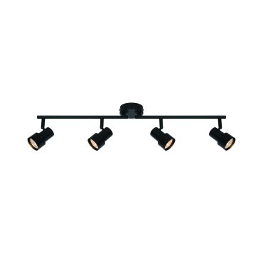 Nordlux Boston - spot en saillie 4L - 71 x 15,5 x 5,5 cm - noir
