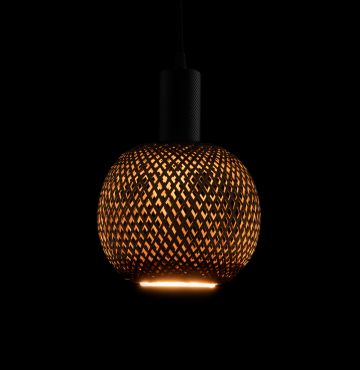 Segula Floating Bamboo LED - Ø 18 cm - E27 - 5W dimmable - 2200K - bronze