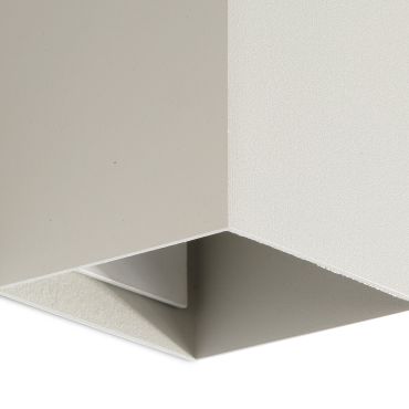 Faro Lune 2L - applique murale - 8 x 15,5 x 6,5 cm - gris