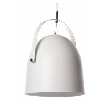 Artdelight Cooper - lampe suspendue - Ø 35 x 185 cm - blanc