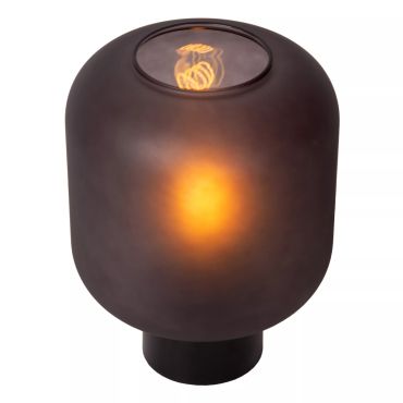 MODÈLE D’EXPOSITION - Lucide Eloise - Lampe à poser - Ø 21 x 27 cm - Noir