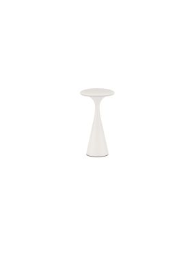Nova Luce Grigio - lampe de table rechargeable pour extérieur - Ø 10,1 x 19,7 cm - IP54 - blanc sablé
