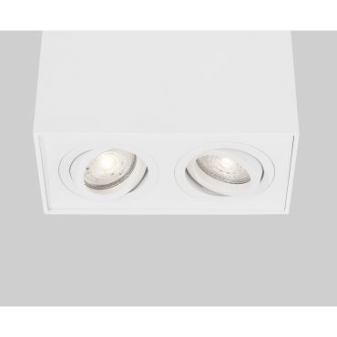 Nova Luce Rende - spot en saillie 2L - 18 x 9,6 x 12,5 cm - blanc