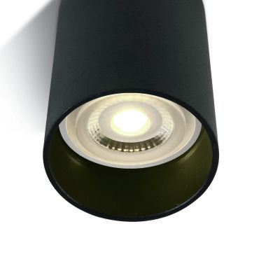 ONE Light Cylindres de plafond GU10 - spot en saillie 1L - Ø 5,8 x 10 cm - noir
