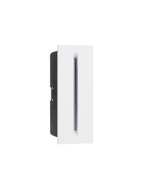 Nova Luce Aizen - applique encastrée - 5 x 13,5 x 6,5 cm - 3W LED inclus - IP65 - blanc sablé