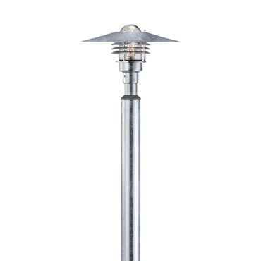 Nordlux Vejers - poteau de jardin - Ø 39 x 215 cm - IP54 - acier galvanisé