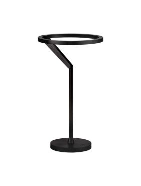 Nova Luce Tilia - lampe à poser - Ø 22 x 38 cm - 16W dimmable LED inclus - noir sablé