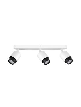 Nova Luce Ison - spot en saillie 3L - 58 x 17 x 14 cm - blanc sablé