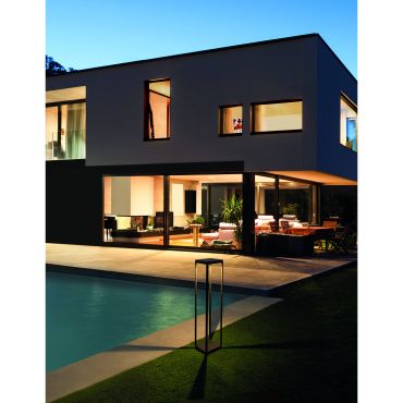 Nova Luce Surf - lampe de jardin - 80 cm - 10W LED inclus - IP65 - anthracite