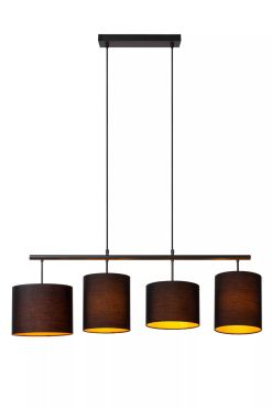 Lucide Maya - lampe suspendue - 107 x 26 x 175 cm - noir