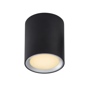 Nordlux Fallon Long - spot en saillie 1L - Ø 10 cm - fonction Moodmaker à 4 niveaux - LED 5,5W dimmable inclus - noir