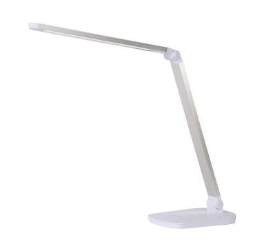 Lucide Vario - lampe de table - 51,5 x 13,5 x 39,4 cm - 8W LED dimmable inclus - blanc