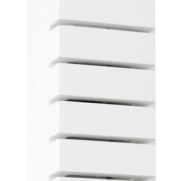 Nova Luce Sandro - applique murale - 9,5 x 9 x 24,5 cm - plâtre blanc