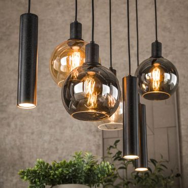 Vico Sfera Tricolore - suspension - 100 x 20 x 150 cm - artic noir