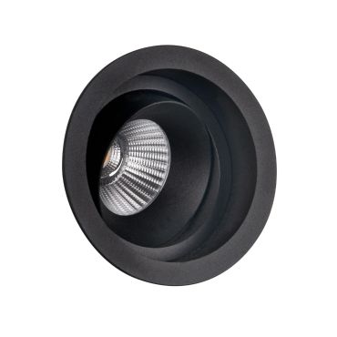 Maxlight Hiden - spot encastré - Ø 95 mm, Ø 90 mm encastré - 10W LED inclus - noir
