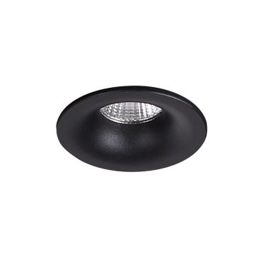 Maxlight Yuca Fixed - spot à encastrer - Ø 47 mm, Ø 42 mm à encastrer - 3W LED inclus - noir