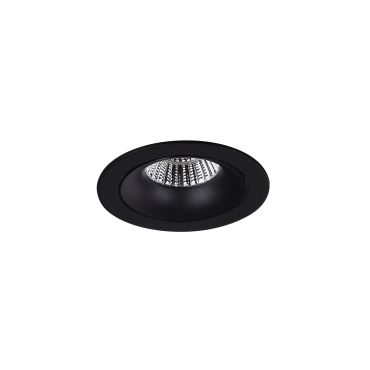 Maxlight Arya Tilted - spot encastré - Ø 104 mm, Ø 92 mm encastré - 8W LED dimmable inclus - noir