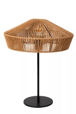 Lucide Yunkai - lampe à poser - Ø 40 x 50 cm - bois