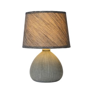 Lucide Ramzi - lampe à poser - Ø 18 x 26 cm - gris