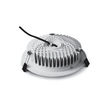 ONE Light Salle de bain Downlights - spot encastré - Ø 228 mm, Ø 210 mm encastré - 25W LED inclus - blanc - IP54 - couleur de lumière blanche