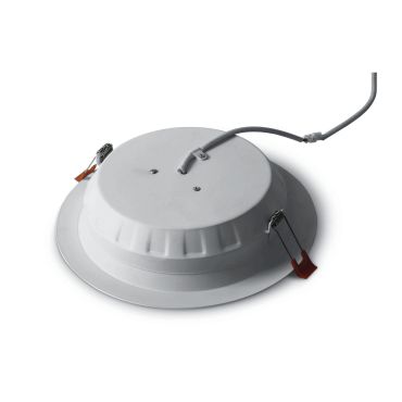 ONE Light Budget Downlight Range - spot encastré - Ø 235 mm, Ø 210 mm encastré - 24W LED inclus - blanc - couleur de lumière blanc chaud