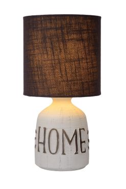 Lucide Cosby - lampe à poser - Ø 16,5 x 32,5 cm - noir