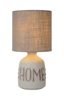 Lucide Cosby - lampe à poser - Ø 16,5 x 32,5cm - gris