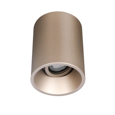 Artdelight Moreno – spot en saillie – Ø 9,6 x 12,6 cm – champagne