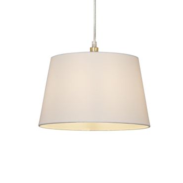 Abat-jour conique Clyde Searchlight - Ø 30 x 19 cm - blanc