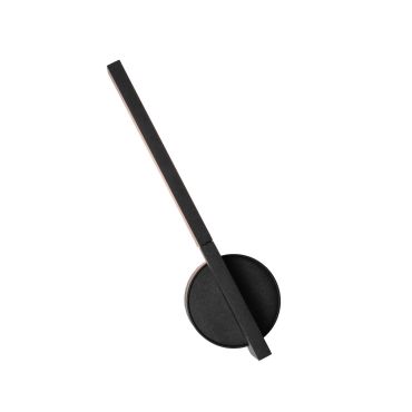 Maxlight Merano - applique murale - 8 x 6 x 27,5 cm - 6W LED inclus - noir