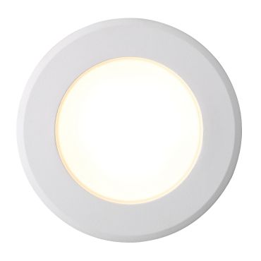 Nordlux Birla - spot encastré - Ø 95 mm, Ø 70 mm taille d'encastrement - 7W dimmable LED inclus - blanc