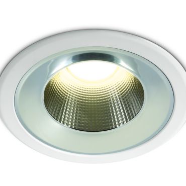 ONE Light Dark Light Project Range - spot à encastrer - Ø 170 mm, Ø 150 mm encastré - 18W LED inclus - IP54 - blanc - couleur de lumière blanc chaud