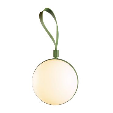 Nordlux Bring To-Go 12 - lampe portable avec batterie rechargeable - 12 x 26 x 9,3 cm - 1W LED inclus - IP54 - blanc et vert