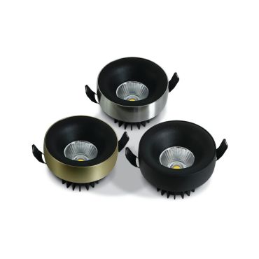 ONE Light Floating Ring Range - plafonnier - Ø 8,5 x 7 cm - 12W LED inclus - noir