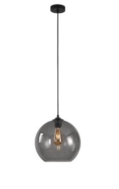 Artdelight Marino - lampe suspendue - Ø 30 x 186 cm - fumé