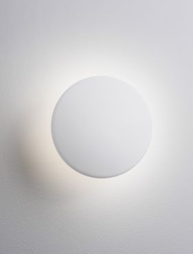 Nova Luce Onut - applique murale - Ø 17 x 12 cm - 14W LED inclus - blanc