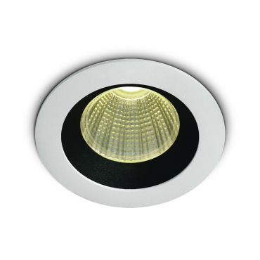 ONE Light 3W Dark Light Range - spot à encastrer - Ø 50 mm, Ø 44 mm encastré - 3W LED inclus - blanc et noir