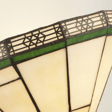 Searchlight New York - applique murale - 30,5 x 18 cm - laiton antique
