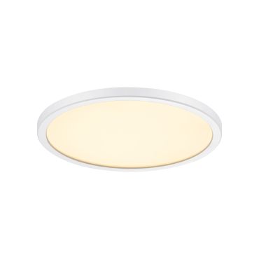 Nordlux Oja - plafonnier - Ø 24,4 x 2,3 cm - 15W LED inclus - blanc