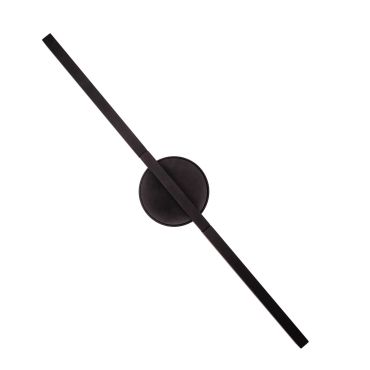 Maxlight Merano - applique murale - 8 x 8 x 45 cm - 10W LED inclus - noir